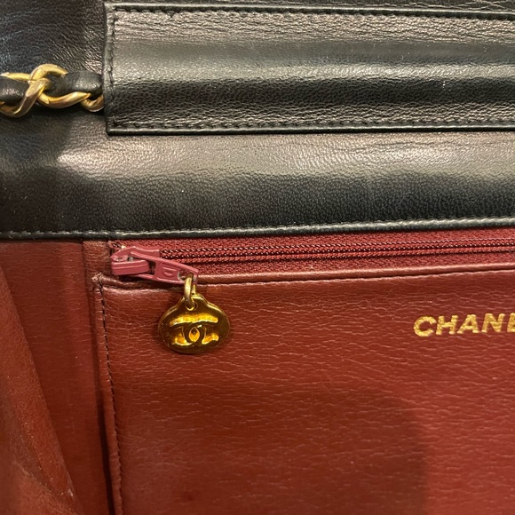 Vintage Chanel black Classic Full Flap bag - Picture 7 of 8